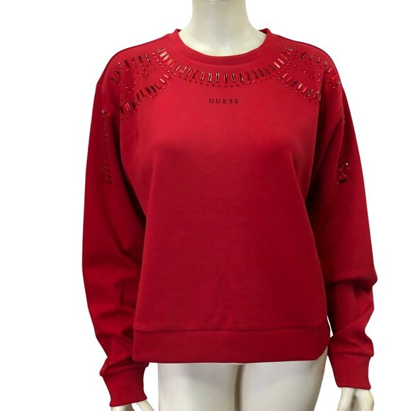 Guess Stone  detail scuba crew pull over xl‎ NWT - Picture 1 of 9